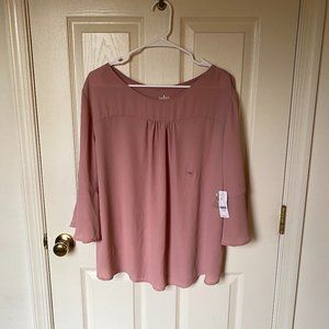 NWT New York & Company SOHO Top, Size XL, Color:  Pink
